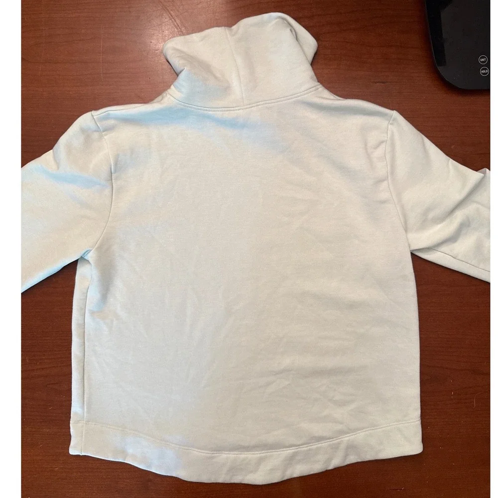 Adidas girls XL 16 light pale green high slouch neck sweatshirt‎